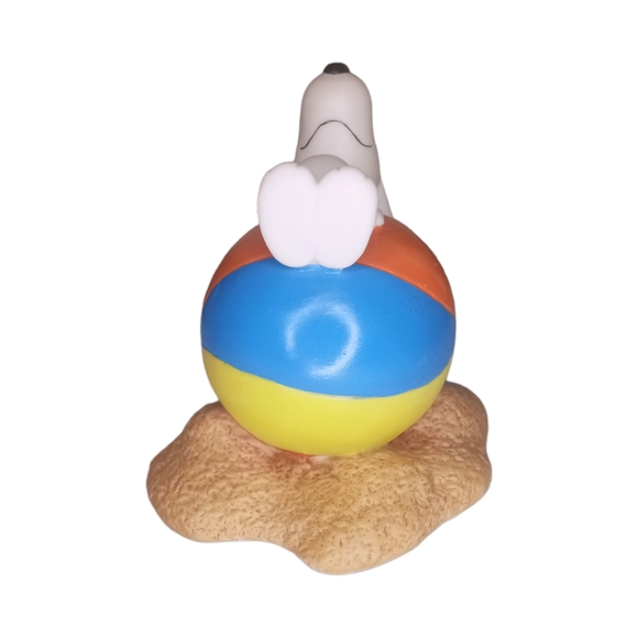 2002 Hallmark Peanuts Gallery Snoopy On Beach Ball "Have A Cool Day" Fig… - Picture 5 of 7